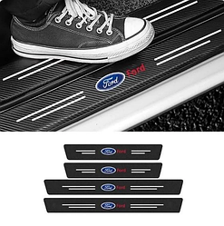 Захисна плівка Ford 5D із вуглецевого волокна самоклеюча 4шт, 2х(60х7см)  2х(40х7см)