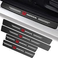 Защитная плёнка Honda 5D из углеродного волокна самоклеящеюся 4шт, 2х(60х7см) 2х(40х7см)