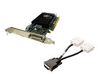 Видеокарта PCI-E NVIDIA Quadro NVS 315 1GB GDDR3 (64bit) (DMS59 + переходник)