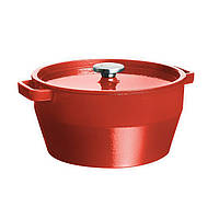 Кастрюля чугунная круглая Pyrex Slow Cook red 6.3л SC5AC28/6641