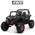 Дитячий електромобіль Buggy UTV-MX (чорний колір) з пультом радіокерування 2,4G, фото 2