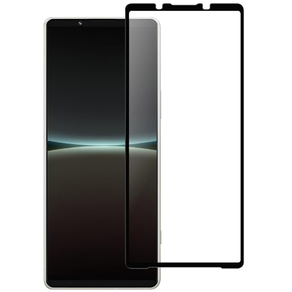 Загартоване захисне скло Full Screen Tempered Glass для Sony Xperia 5 V, Black, фото 1