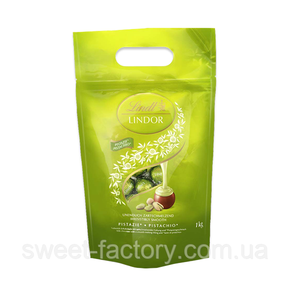 Цукерки Lindt Lindor Pistazie 1000g, фото 1