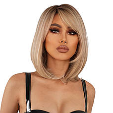 Перука Blond каре, натуральне синтетичне волосся DC8024-1, фото 2