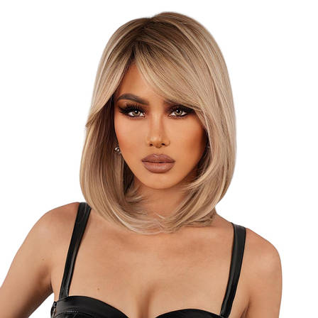 Перука Blond каре, натуральне синтетичне волосся DC8024-1, фото 1