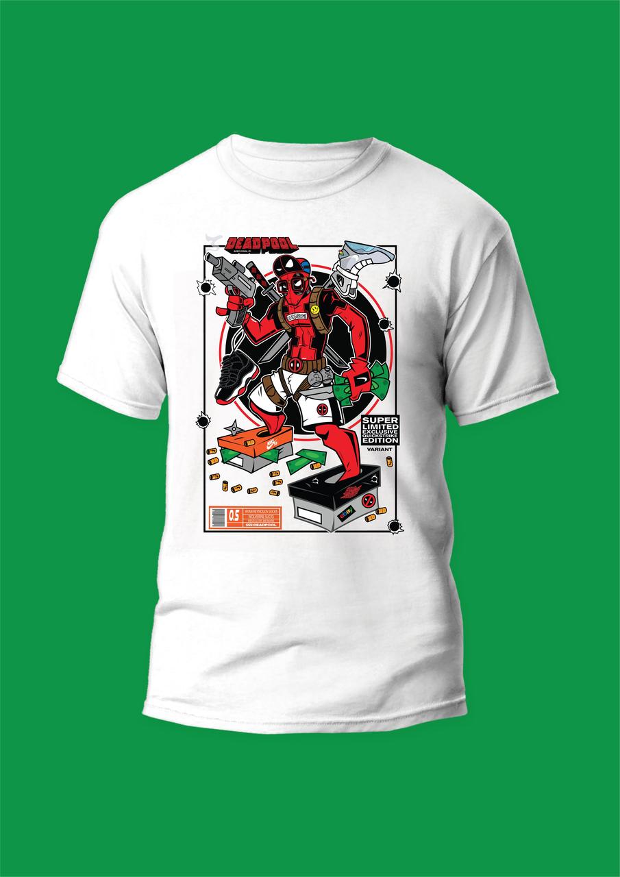 Футболка YOUstyle Deadpool super limited edition1129 White, фото 1