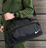 Міська чоловіча сумка Nike Чорна, Спортивні дорожні сумки Найк