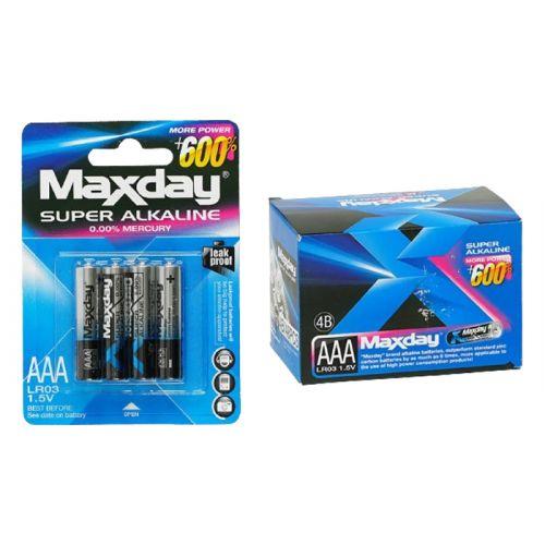 Батарейки “Maxday” Alcaline, міні-пальчикові, АAА 1,5V [tsi233544-TSI]