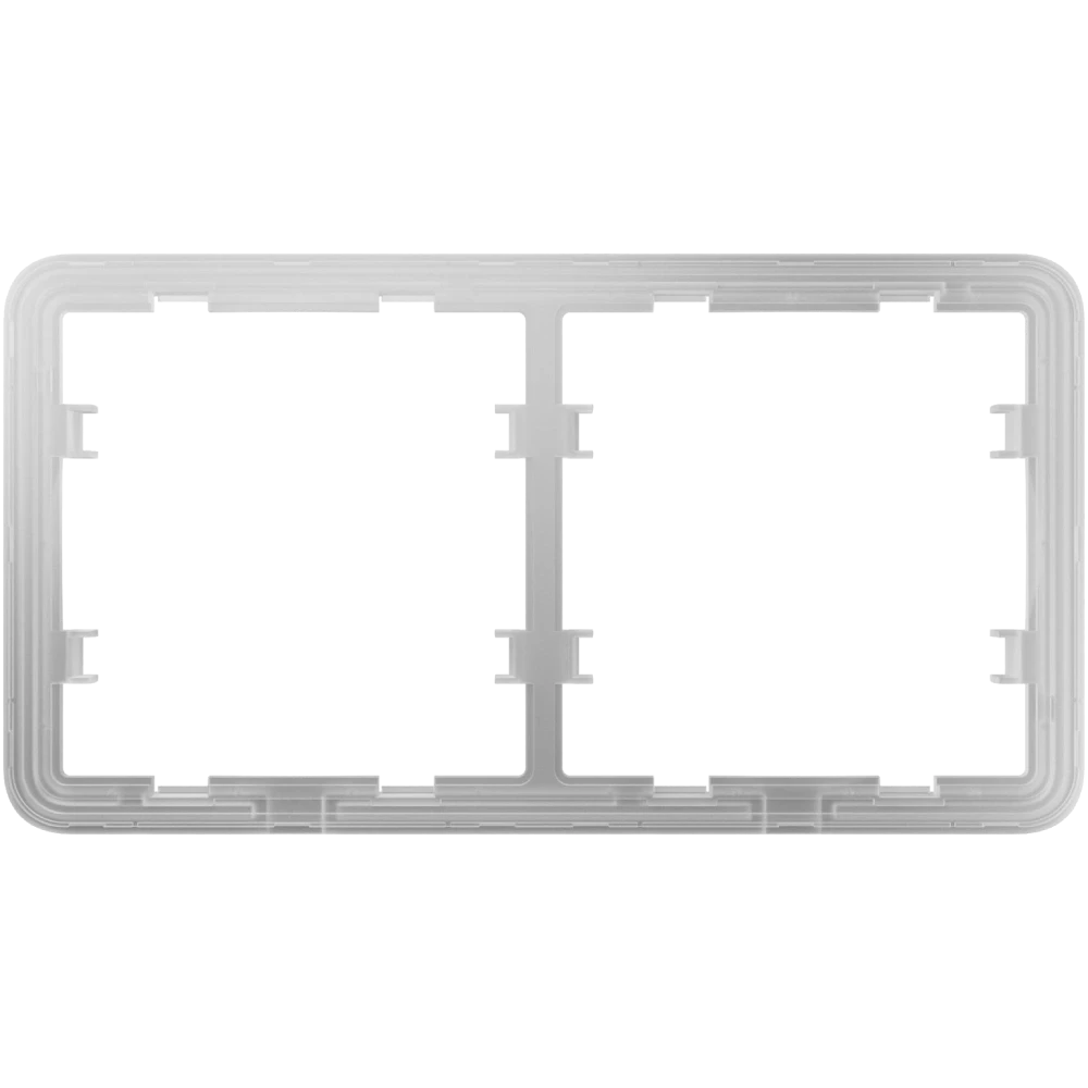 Ajax Frame (2 seats) [55] Рамка для двох вимикачів