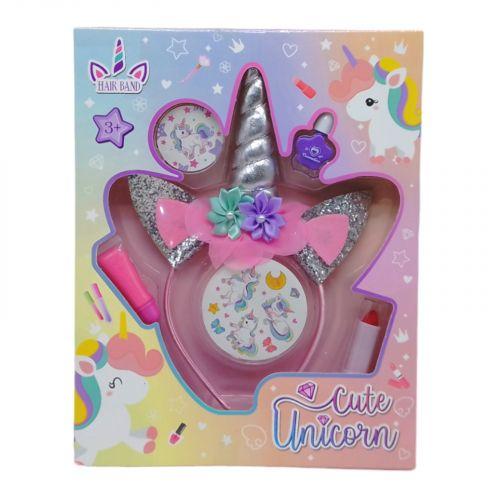 Косметика з прикрасами "Милий єдиноріг" (срібний) [tsi233727-TSI], фото 1