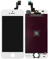 Дисплей модуль тачскрин iPhone 5S белый TianMa (TM)