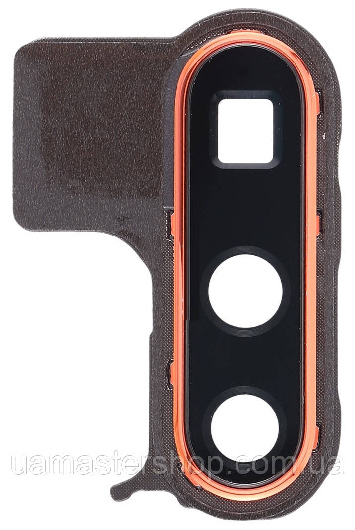 Скло камери Huawei P30 Pro з рамкою червоного кольору Amber Sunrise, фото 1