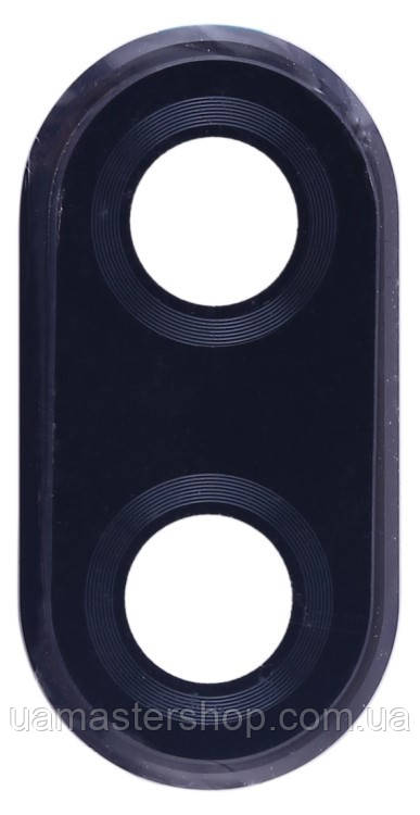 Скло камери Huawei P Smart Plus/Nova 3i з рамкою чорного кольору, фото 1