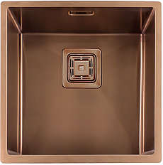 Кухонна мийка Fabiano Quadro 44 Nano Copper R10 (44x44) 1,20 мм 8216.401.0895