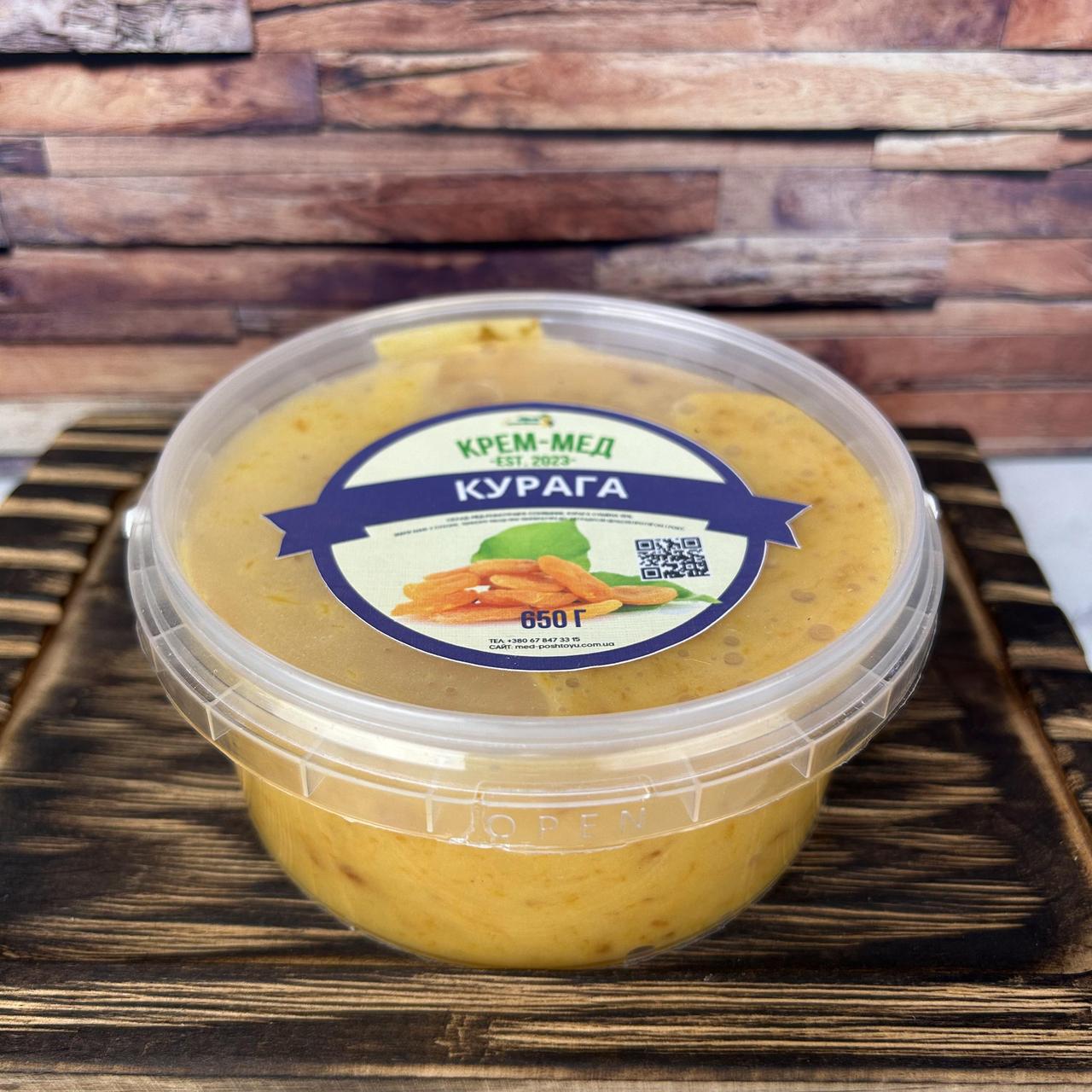Крем-мед курага 0,5 л (650 грам)