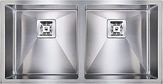 Кухонна мійка Fabiano Quadro 87х2 R10 Double (87x44) 1,20 мм 8217.401.0683