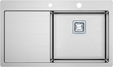 Кухонна мійка Fabiano TOP 79 Right (79x51) 1.2 мм 8216.401.0699