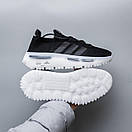 Кросівки чоловічі чорні Adidas NMD S1 Edition Black White (14948), фото 4