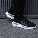 Кросівки чоловічі чорні Adidas NMD S1 Edition Black White (14948), фото 7