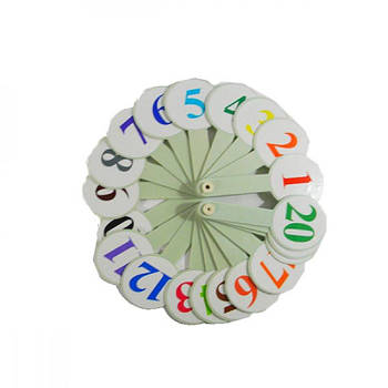 Віер Цифри від 1 до 20 (кольорові) 109775 G-Rich