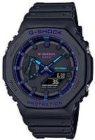 Мужские часы Casio G-Shock GA-2100VB-1A наручные спортивные черные | оригинал, гарантия