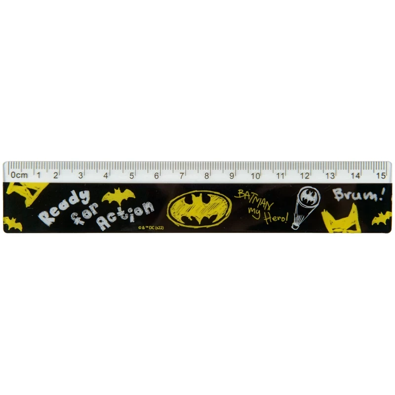 Лінійка пластикова Kite DC Comics 15 см DC22-090
