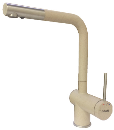 Кухонний змішувач Fabiano FKM 31.12 SS Beige 8231.401.0092, фото 1