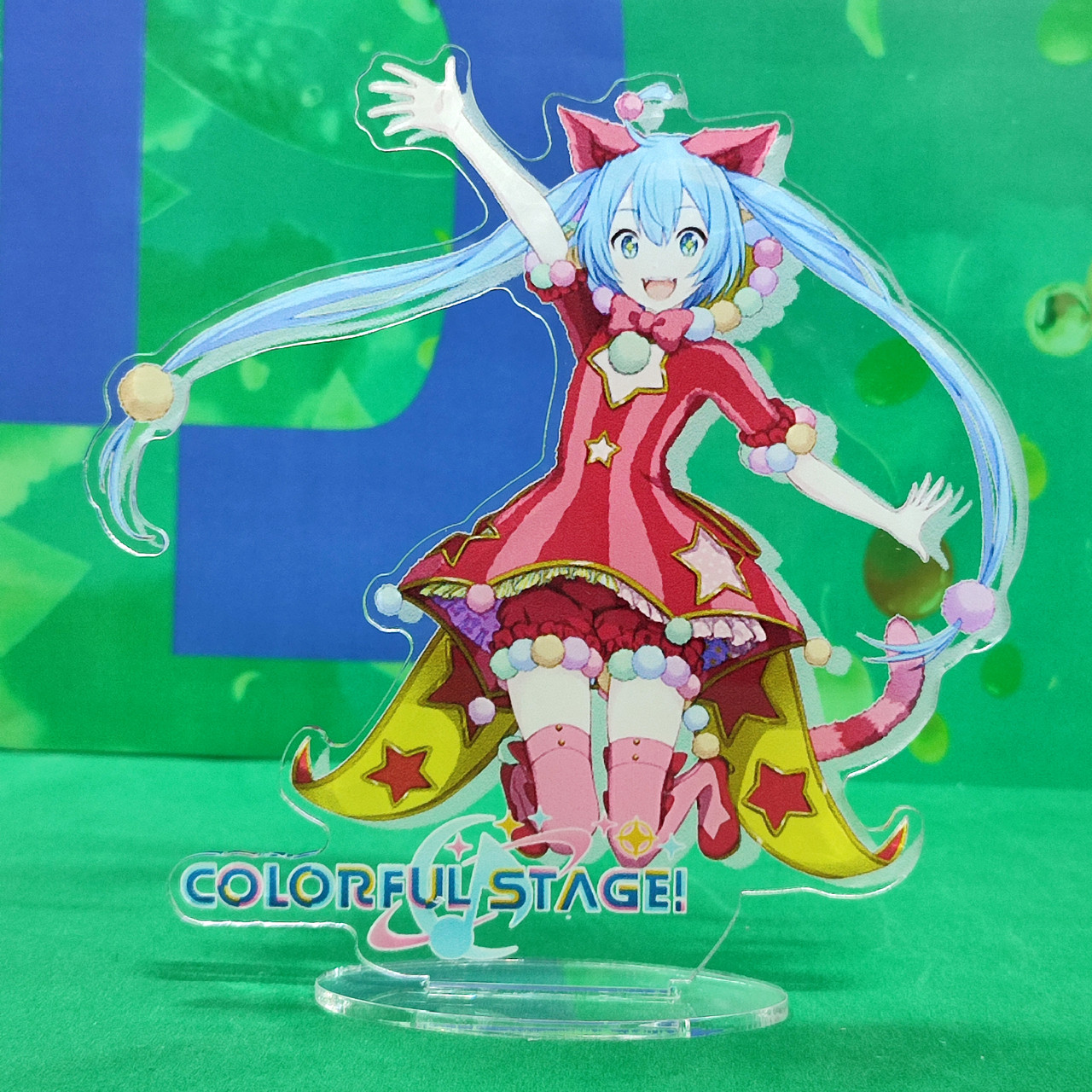 Акрилова статуетка Міку Хатсуне (18 см) / Miku Hatsune / Секай проєкт, фото 1