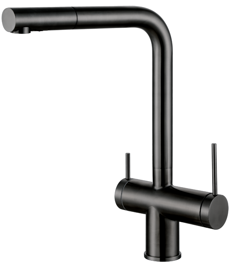 Кухонний змішувач Fabiano FKM 31.14 SS Nano Graphite 8231.401.0902, фото 1