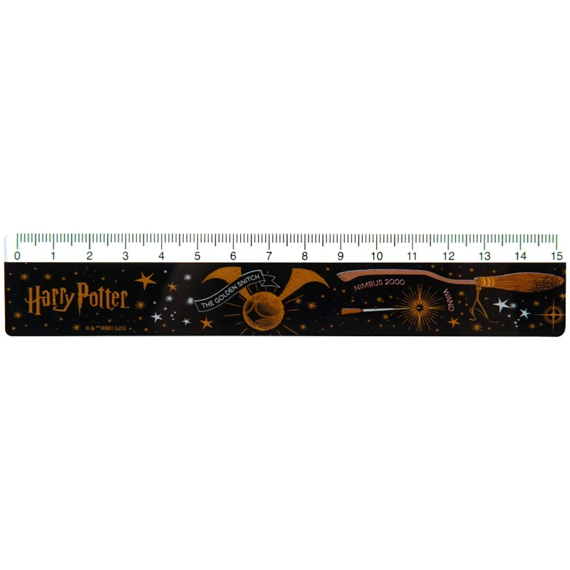 Лінійка пластикова Kite Harry Potter 15 см HP23-090