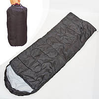 Спальный мешок (спальник) одеяло с капюшоном мешок одеяло туристический (хлопок 1000г на м2 р-р 210x70см)