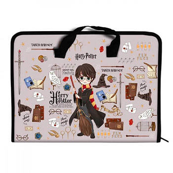 Портфель пластиковий А4 Kite Harry Potter HP23-202 на блискавці 1 відділення HP23-202
