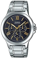 Часы Casio MTP-V300D-1A2 наручные мужские классические на стальном браслете | часы Casio оригинал, гарантия