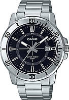 Часы Casio MTP-VD01D-1C наручные мужские на стальном браслете, серебристые | часы Casio оригинал с гарантией