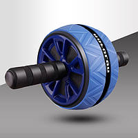 Фитнес колесоКолесо гимнастическое Ролик для пресса Тренажер-колесо для пресса Синий (A/S)