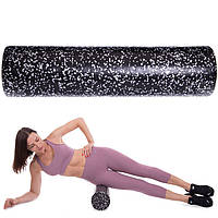 Массажный ролик (валик) для массажа спины и тела Роллер для йоги гимнастический фоам ролик (A/S)