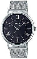 Часы Casio MTP-B110M-1A наручные мужские серебристые классические | оригинал, гарантия