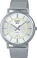 Часы Casio Collection MTP-B120M-7A наручные мужские серебристые классические | оригинал, гарантия