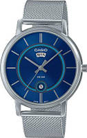 Часы Casio Collection MTP-B120M-2A наручные мужские серебристые классические | оригинал, гарантия