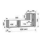 Тумба ТБ, Полиця під ТБ, Стелаж ( L - подібний ) х1 шт., фото 3