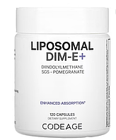 Codeage, Liposmal DIM-E+, Pomegranate, липосомальный DIM-E+, гранат, 120 капсул