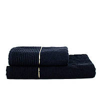 Полотенце махровое Аиша. FESTIVE черного цвета -70х140