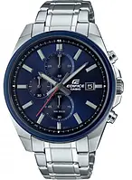 Мужские наручные часы Casio Edifice EFV-610DB-2A с хронографом, классические | оригинал, гарантия