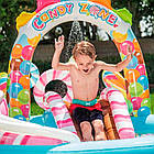 Дитячий надувний центр Intex 57149 "Солодощі", з кульками, гіркою і фонтаном, фото 5