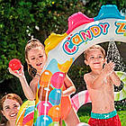 Дитячий надувний центр Intex 57149 "Солодощі", з кульками, гіркою і фонтаном, фото 6