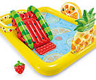 Надвний ігровий центр Intex 57158 "Фрукти" з гіркою, фото 2