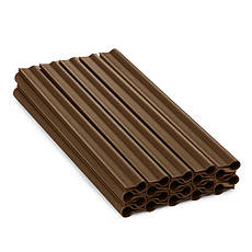 Стрічка / сітка для огорожі 19см х 36м, 200г/м.кв 
+ кліпси 20шт, коричнева, TOB2001936BR, фото 3