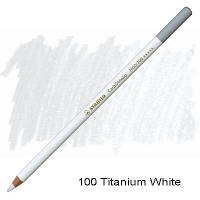 Пастельный карандаш Stabilo Carbothello TITANIUM WHITE 100