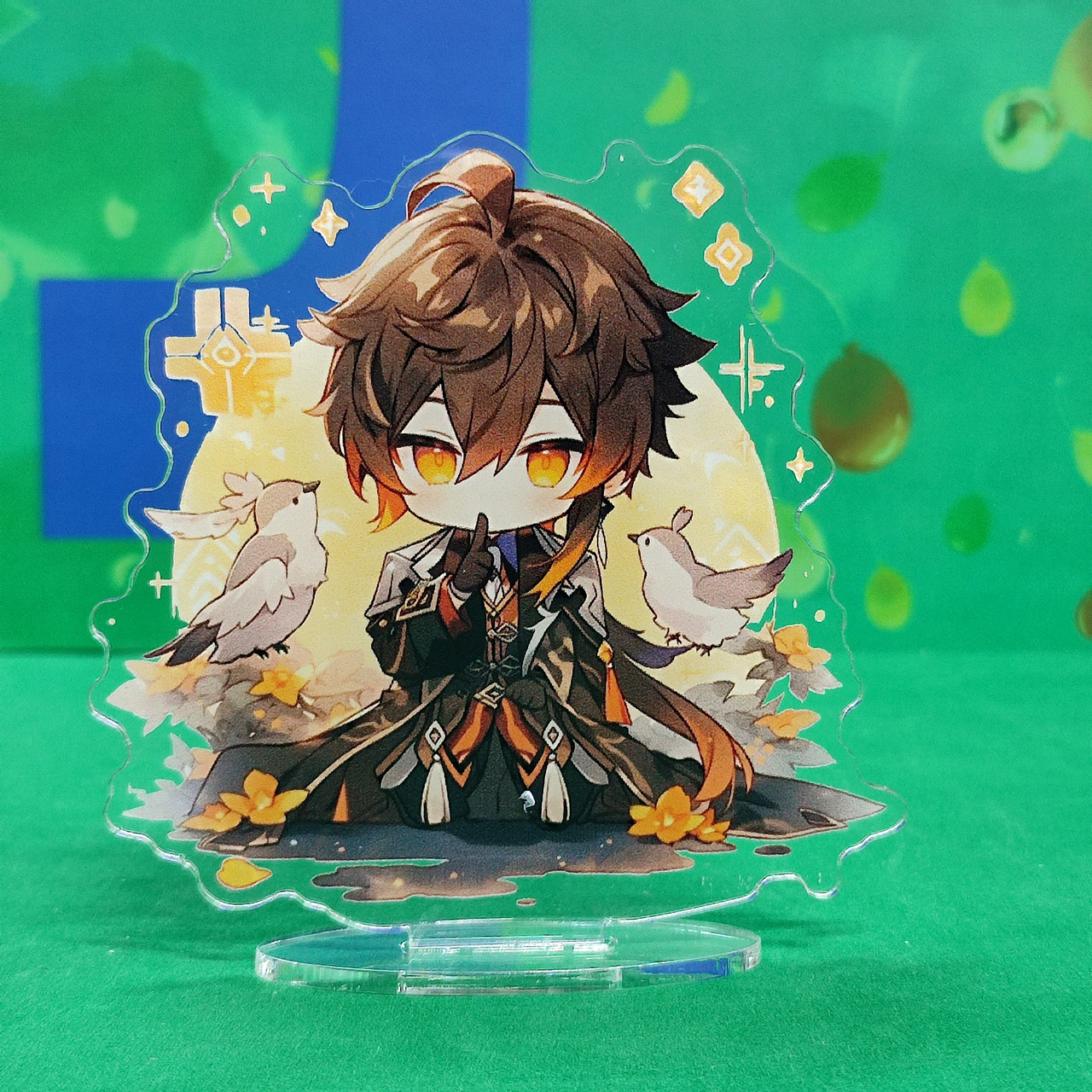 Фігурка Геншин Імпакт Чжун Лі з акрилу (10 см) / Genshin Impact, фото 1