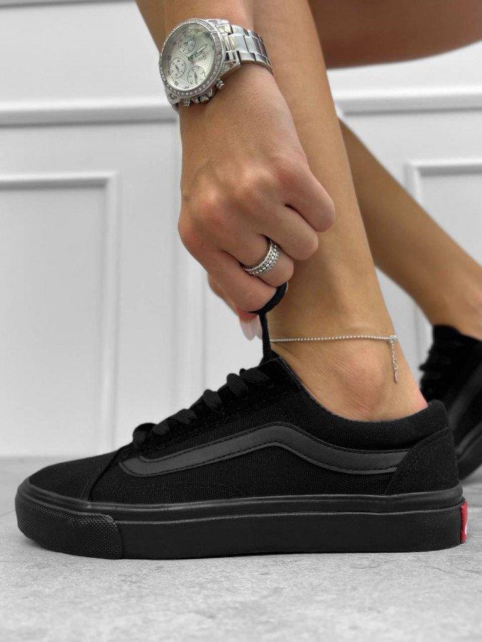 Женские кроссовки Vans black ВТ7925 - фото 1 - id-p1958806140